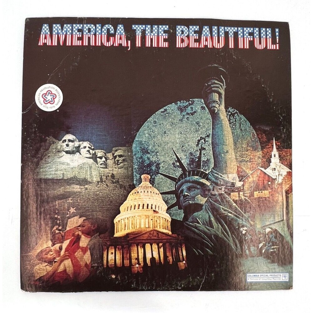 America, the Beautiful Vinyl LP Record Album 1975 CBS Records P12822 Rare VTG